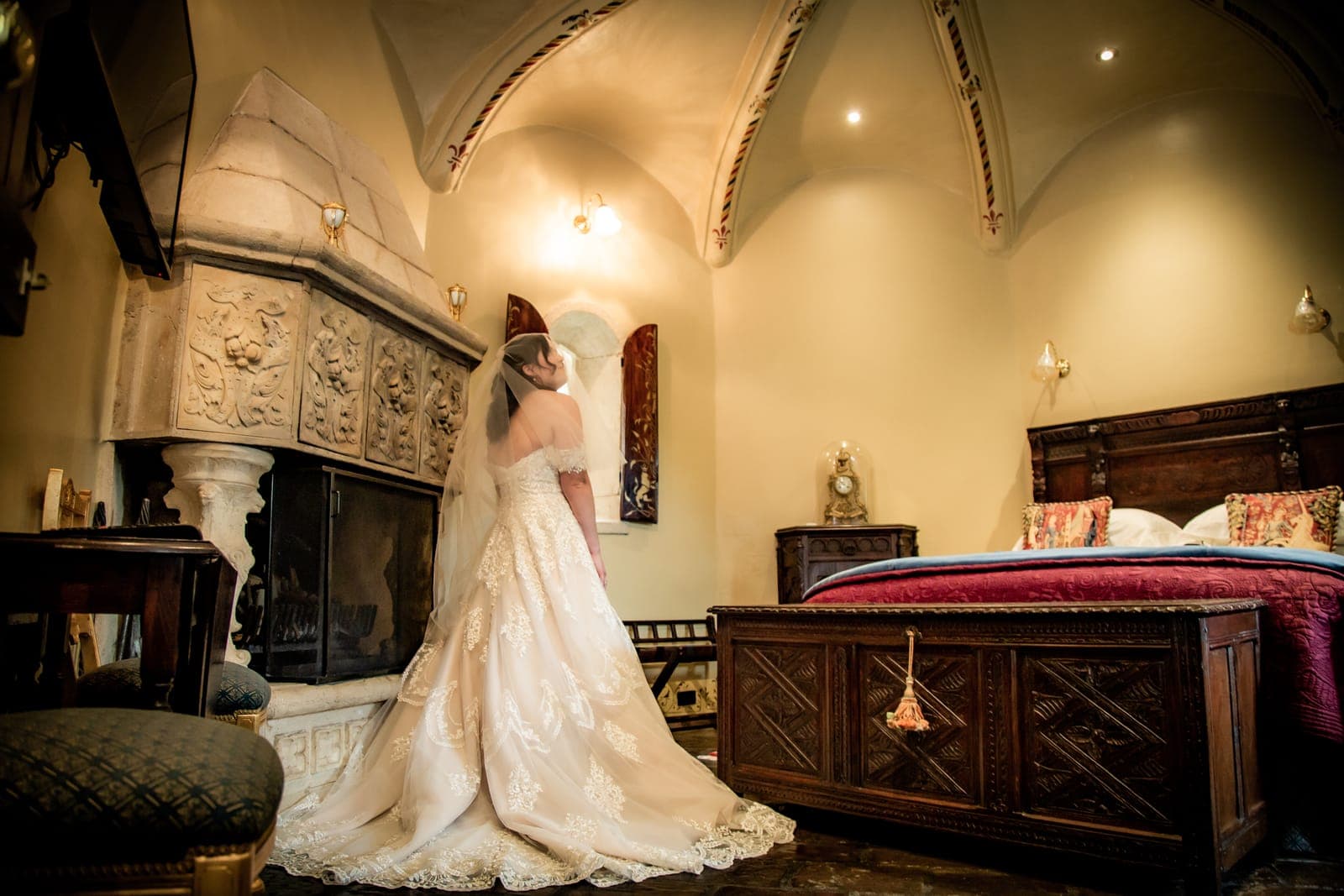 Bride in a heritage room, Adelaide wedding photography by JLM Studios