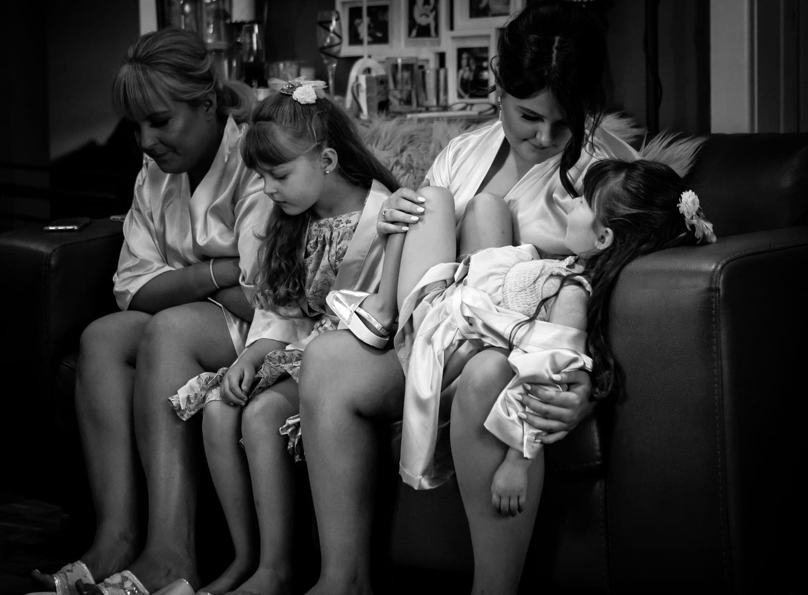 Getting-ready moment, documentary wedding photography in Adelaide
