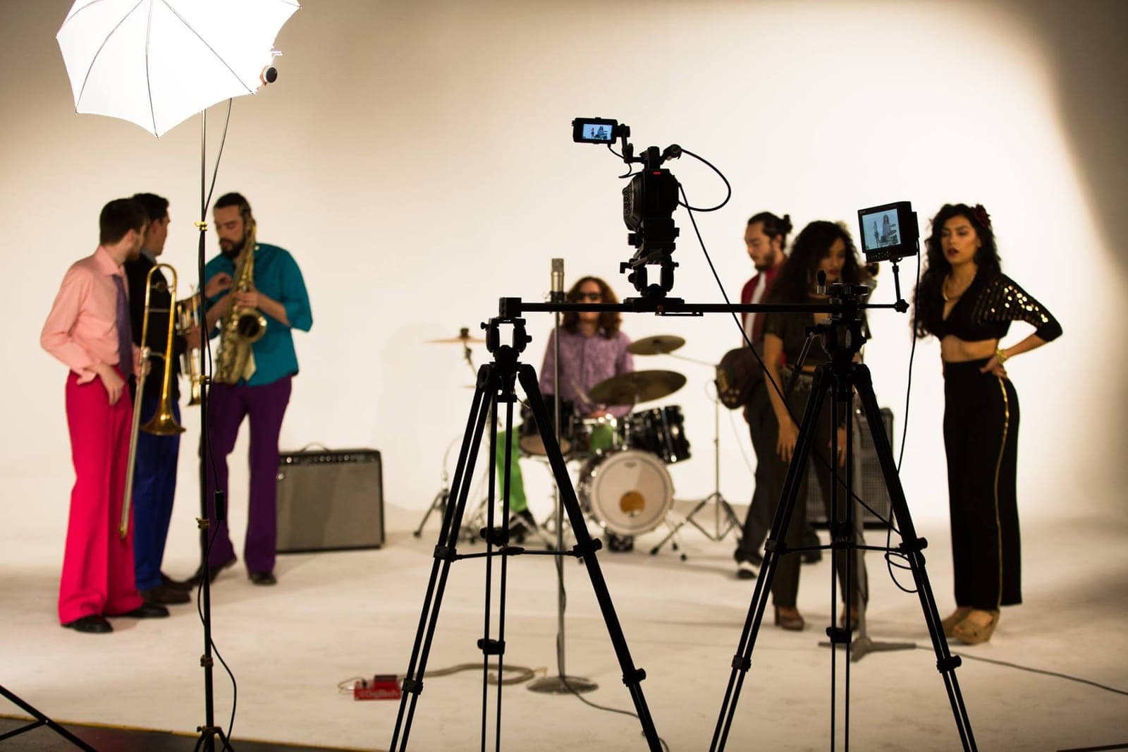 Music video shoot in the studio, JLM Studios Adelaide